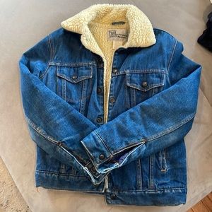 Jean Shearling Jacket